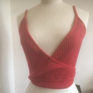 ARE YOU AM I Ciel Wrap Top NWT, Size S